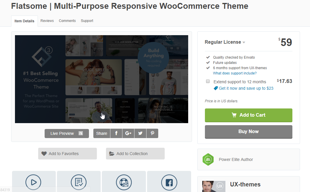Ottime funzionalità reattive e opzioni illimitate da personalizzare rendono Flatsome unico