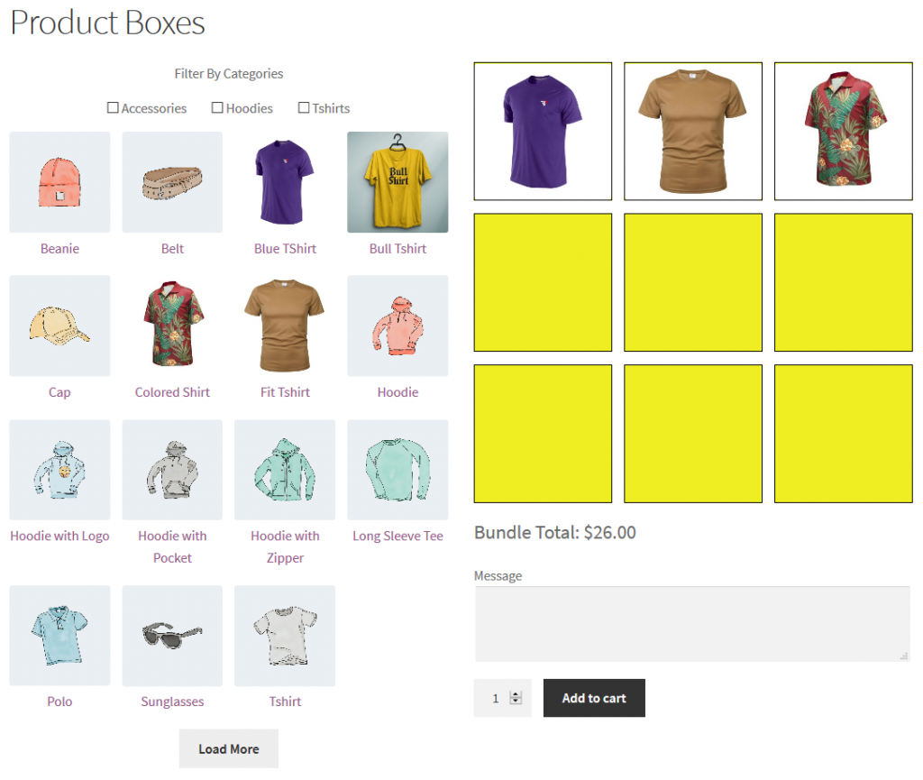 حزم منتجات WooCommerce