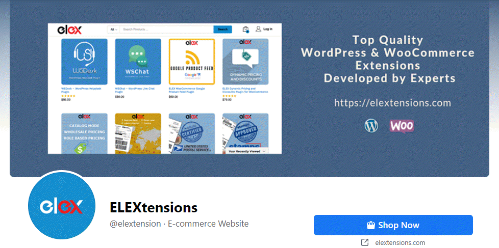صفحة Facebook التي تريد الإعجاب بها لمحبي WordPress و WooCommerce
