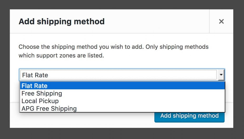 Pengiriman gratis WooCommerce