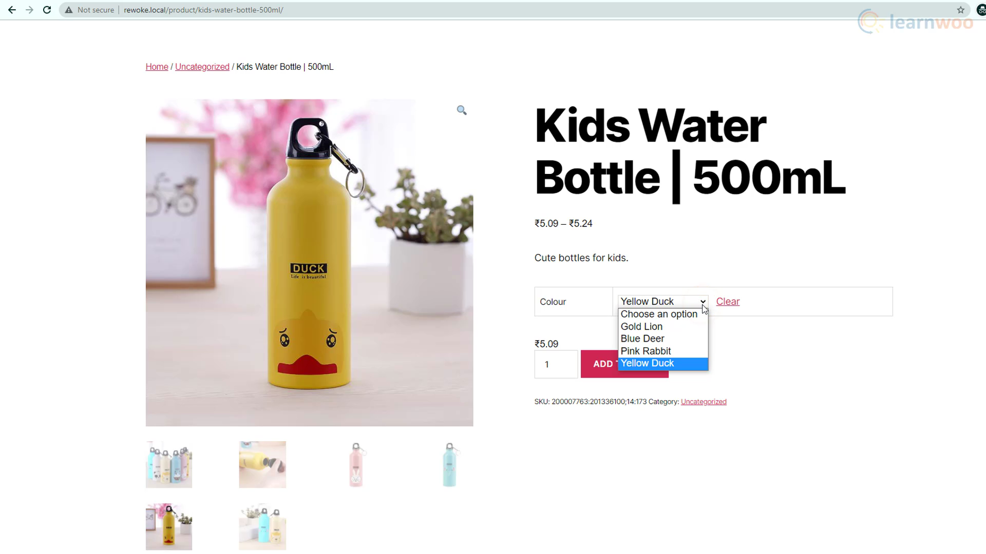 Halaman produk WooCommerce