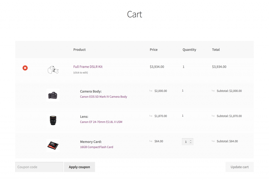 Produk yang Dikelompokkan WooCommerce