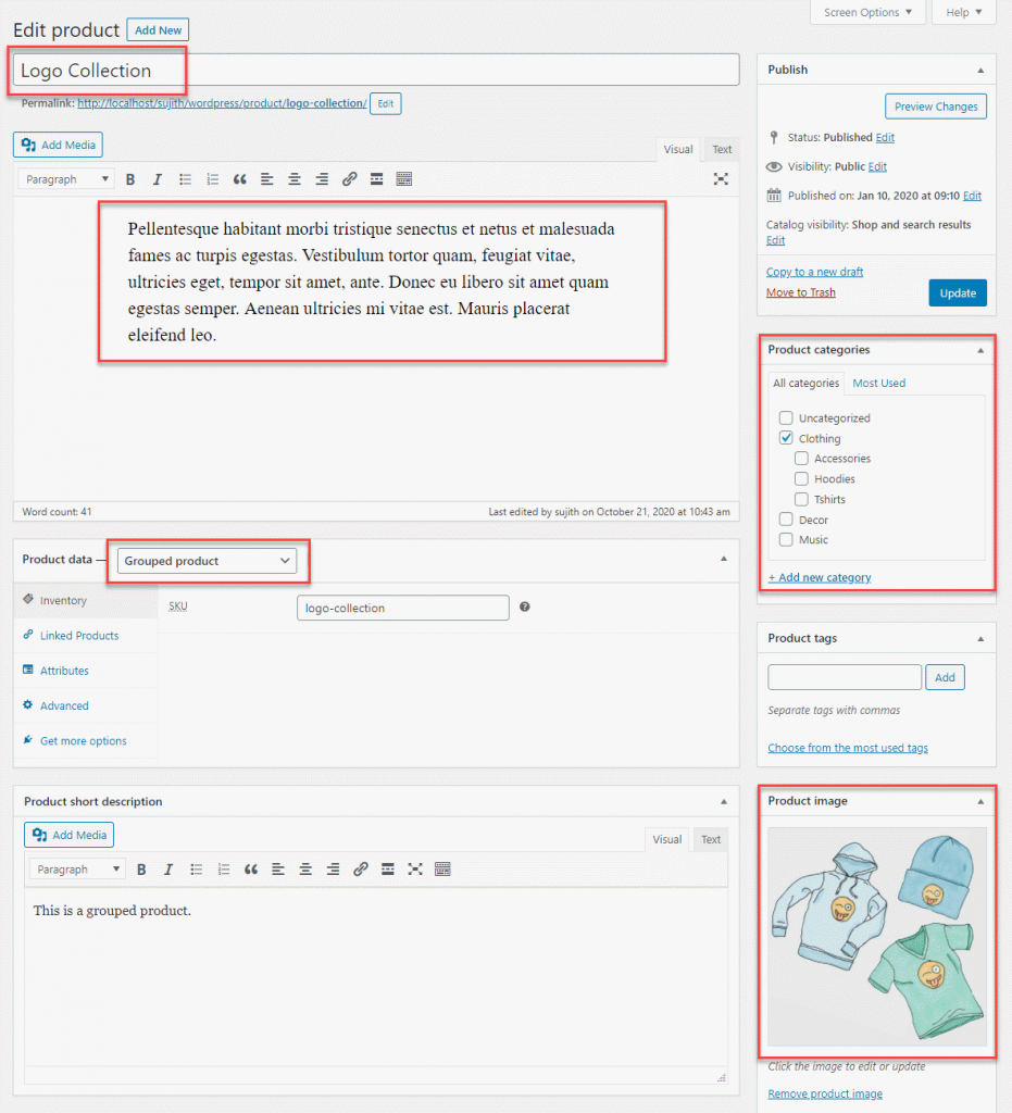 Produk yang Dikelompokkan WooCommerce
