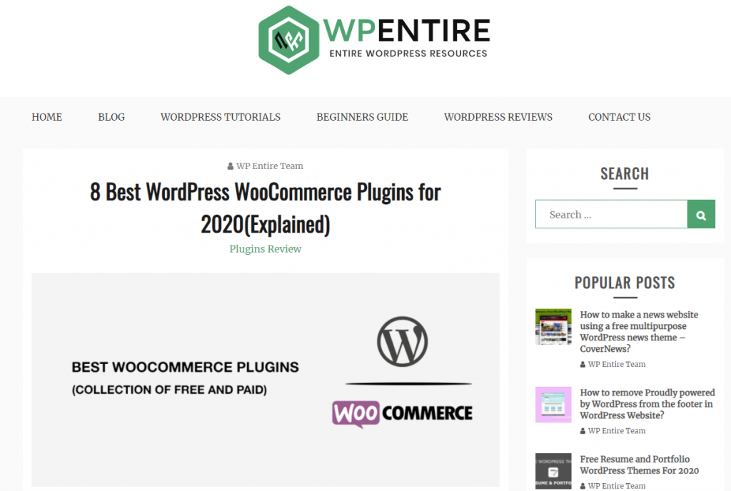 WordPress 博客