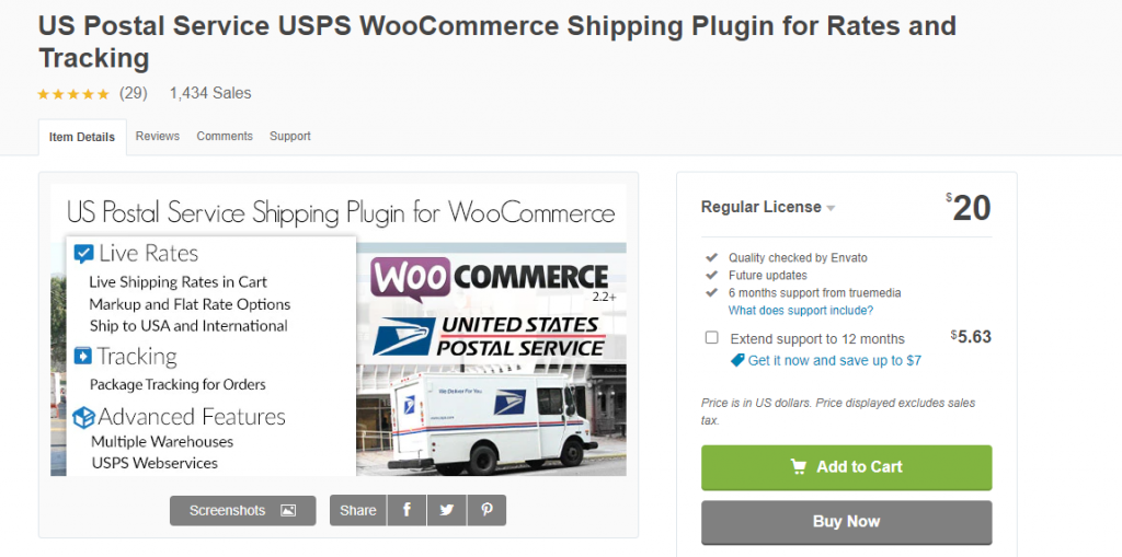 Plugin USPS WooCommerce