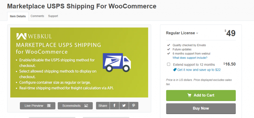 Plugin USPS WooCommerce