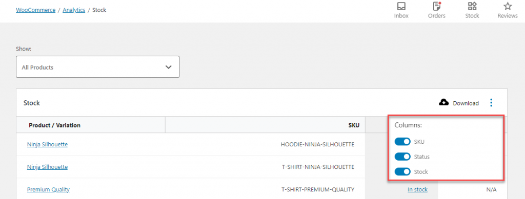 WooCommerce Analytics