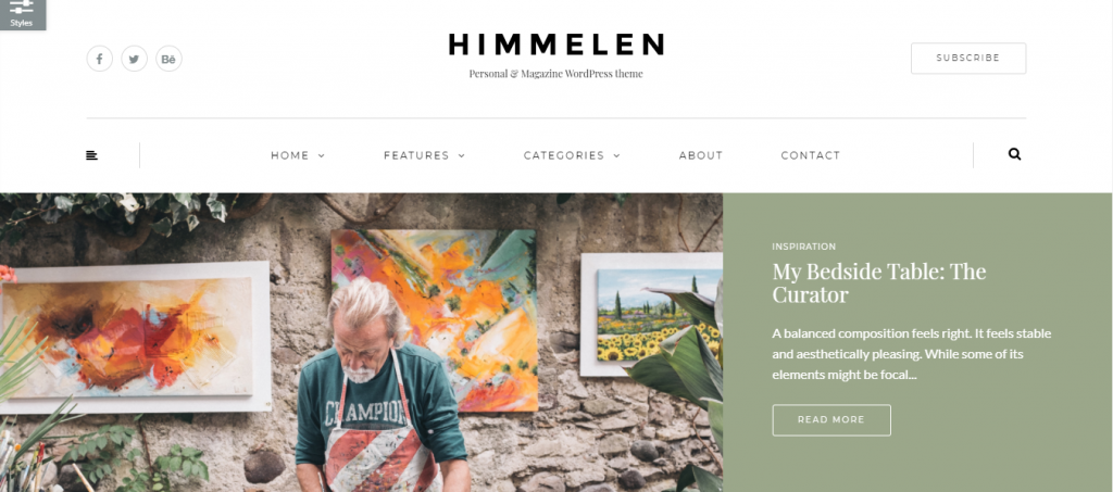 Minimal WordPress temaları