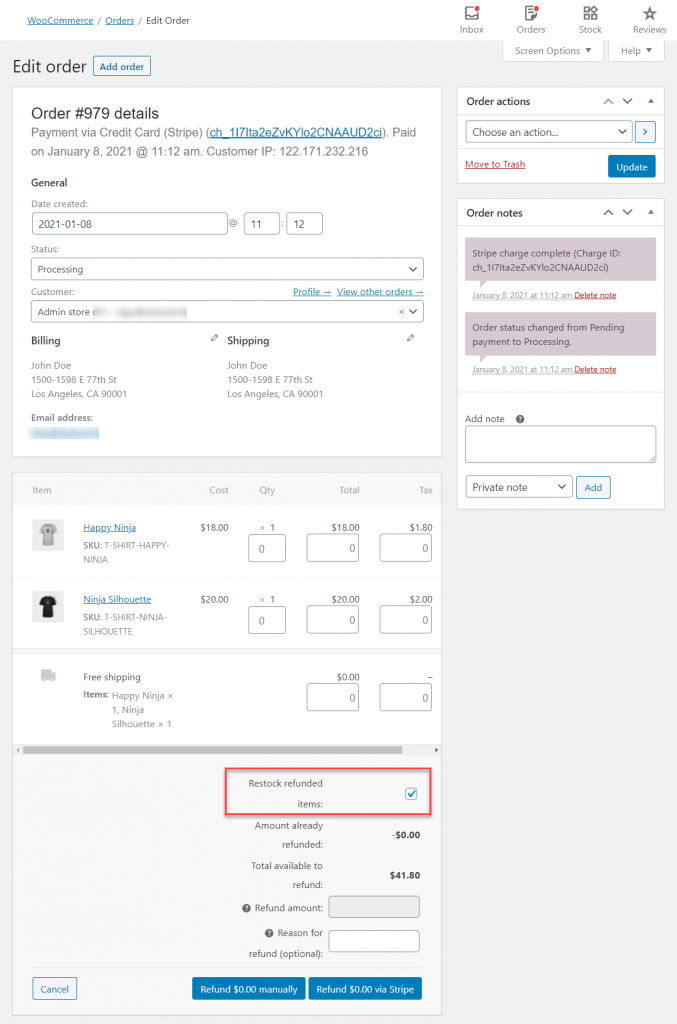 woocommerce geri ödemeleri yönet