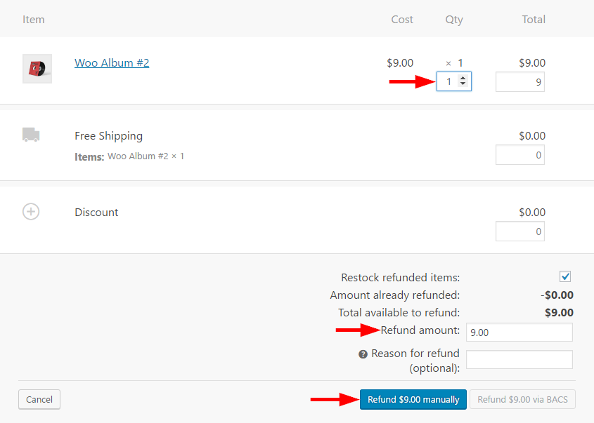 woocommerce geri ödemeleri yönet