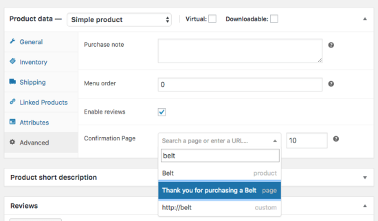 WooCommerce 感谢页面