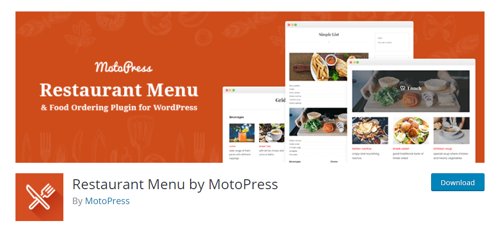 WordPressレストランオンライン注文ウェブサイト