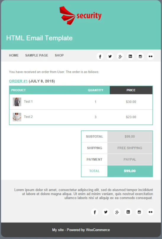 Personalizarea șabloanelor de e-mail WooCommerce