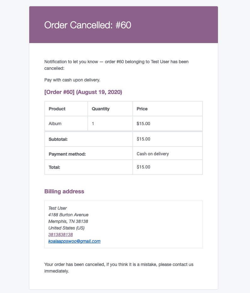 Personalizarea șabloanelor de e-mail WooCommerce