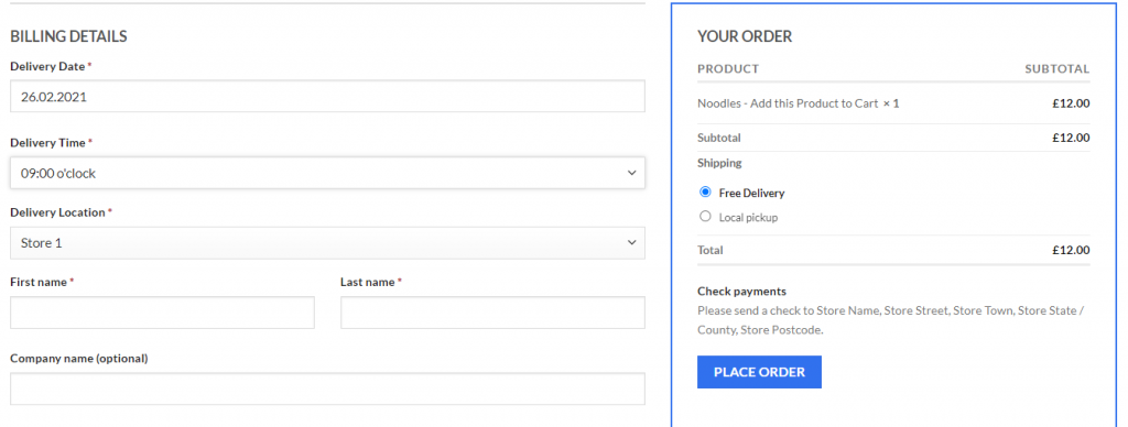 Plugin per la data di consegna stimata di WooCommerce