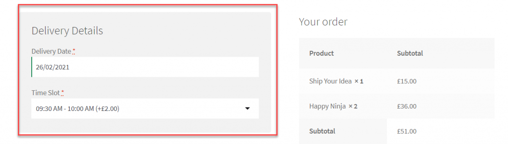 Plugin per la data di consegna stimata di WooCommerce