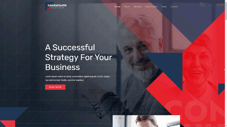Homepage der Online-Beratungswebsite