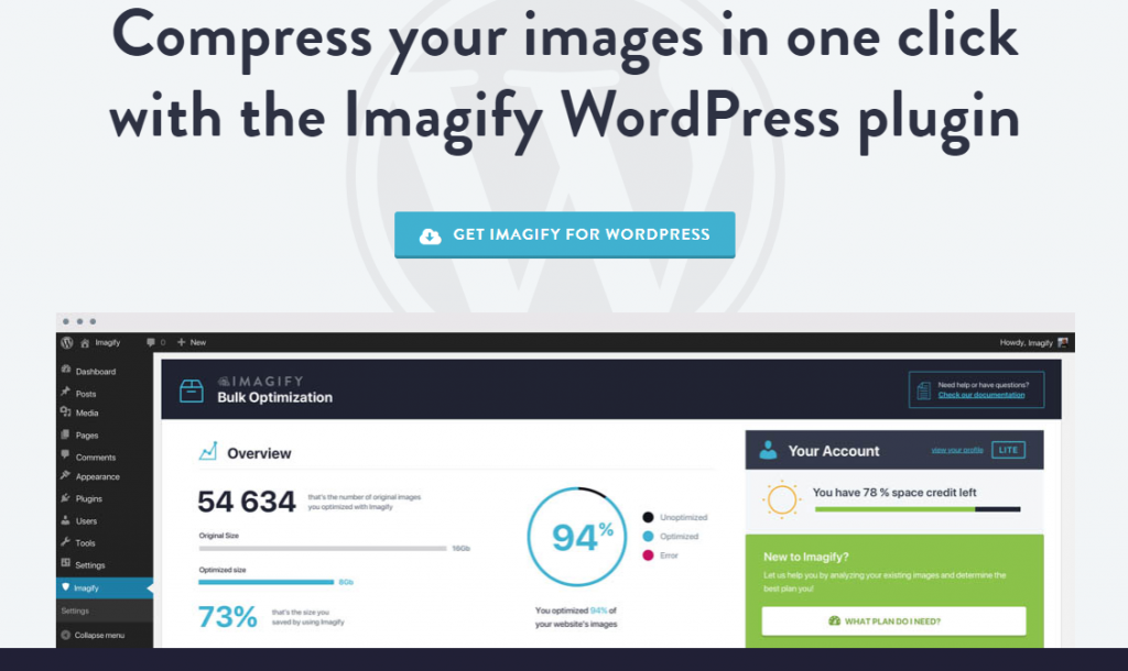 Complementos de compresión de imágenes de WordPress