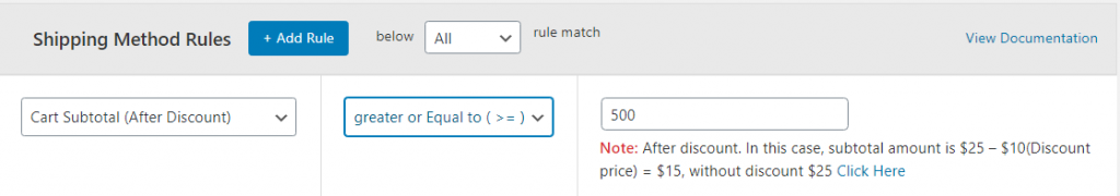 WooCommerce Cart-basierter Versand