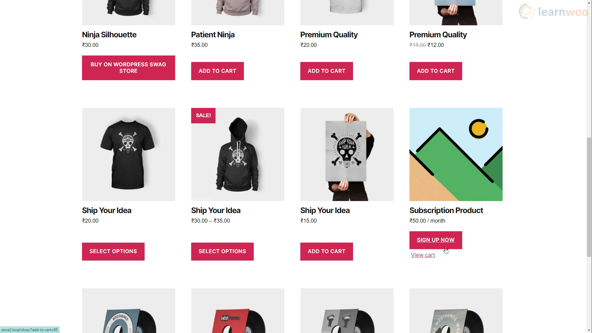 ผลิตภัณฑ์สมัครสมาชิก WooCommerce