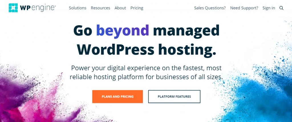 완전 관리형 WordPress 호스팅 서비스