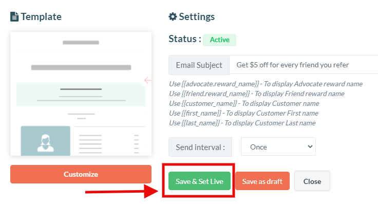 Programma di riferimento di Shopify
