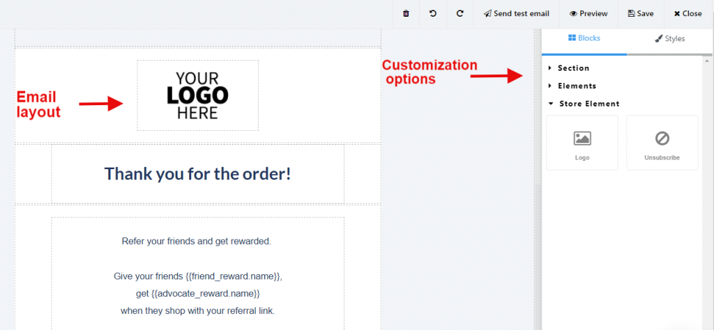 Programma di riferimento di Shopify