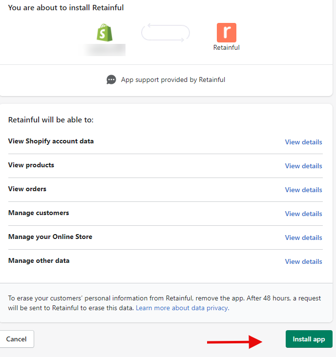 Programma di riferimento di Shopify