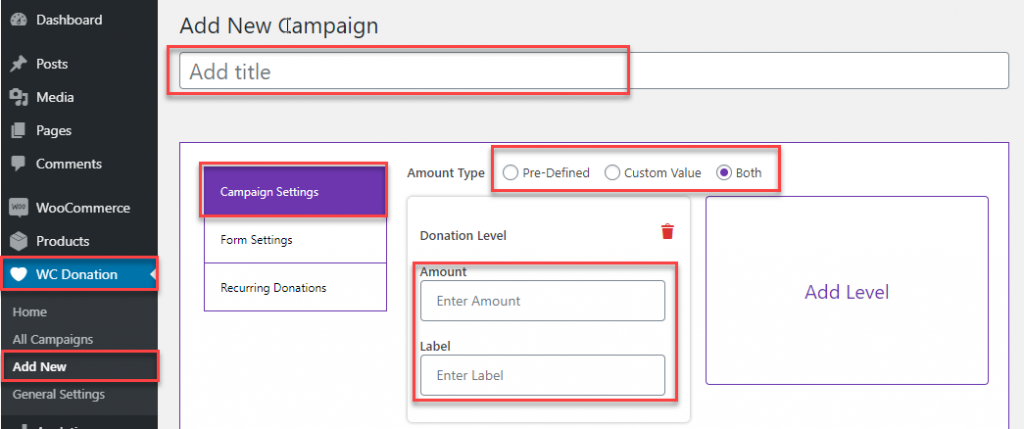 ปลั๊กอินการบริจาค WooCommerce