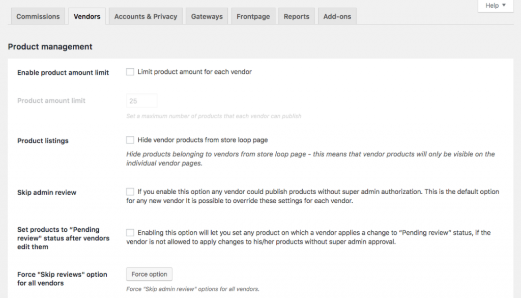 WooCommerce 제품 공급업체