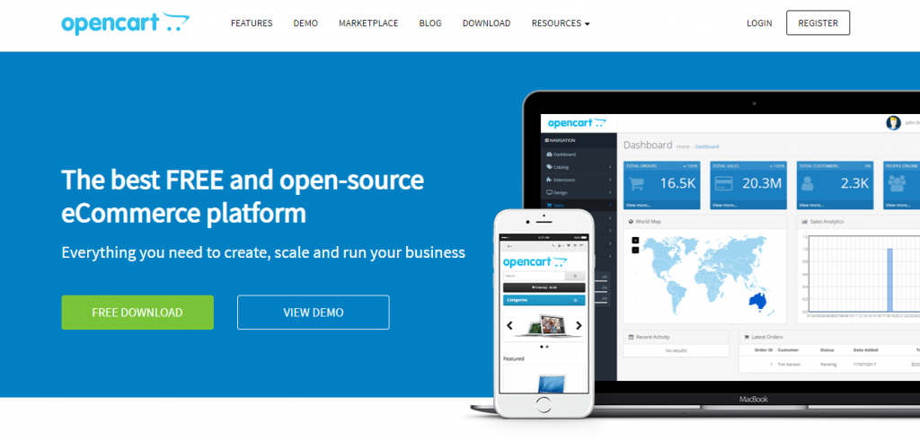 OpenCart กับ WooCommerce