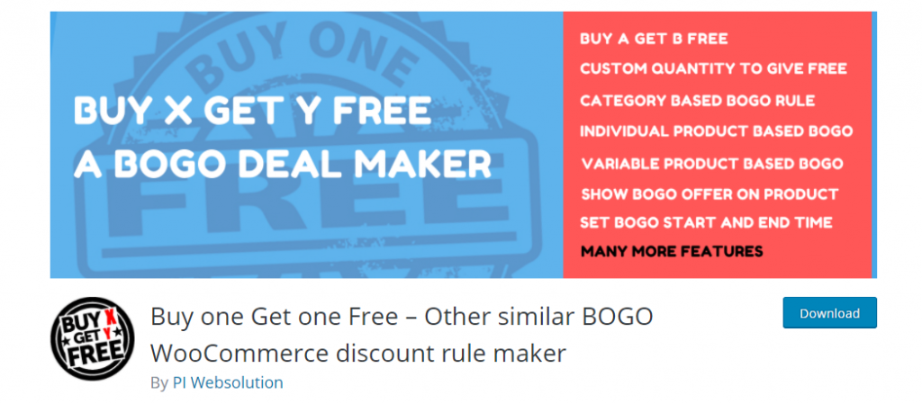 WooCommerce 1개 구매 1개 무료 플러그인