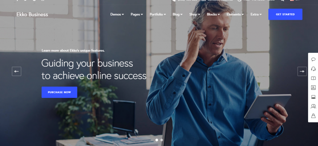 ธีม WordPress สำหรับธุรกิจ