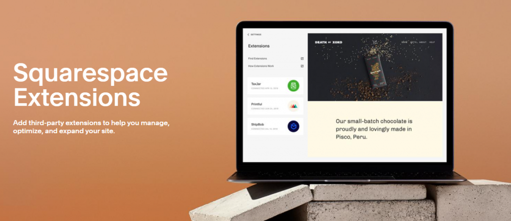 WooCommerce กับ Squarespace