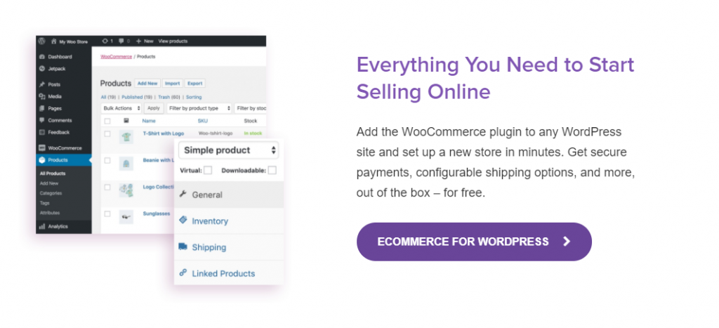 WooCommerce กับ Squarespace