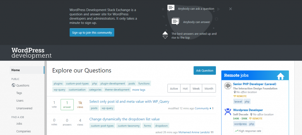 การสนับสนุน WordPress