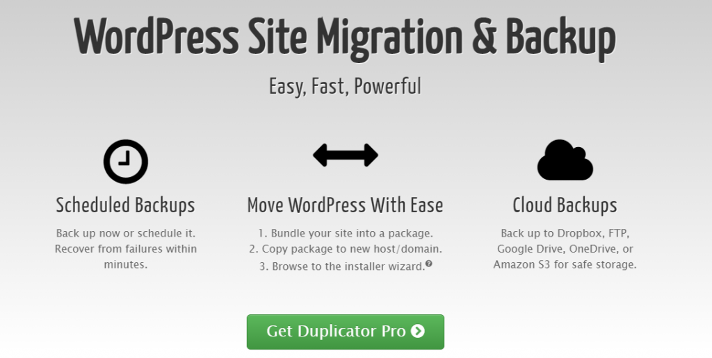 การสำรองข้อมูล WordPress