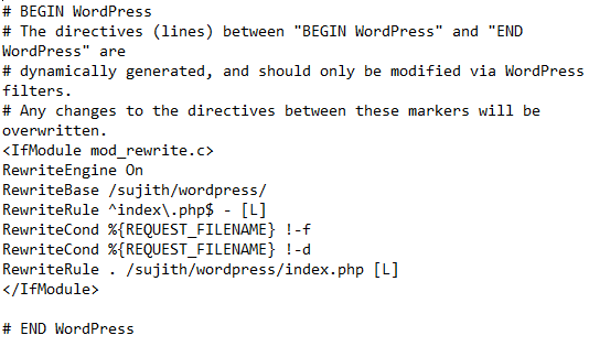 WordPress.htaccessファイル
