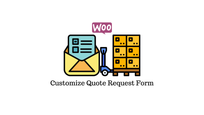 Personalizați bannerul Formular de cerere de ofertă Customize Request a Quote Form
