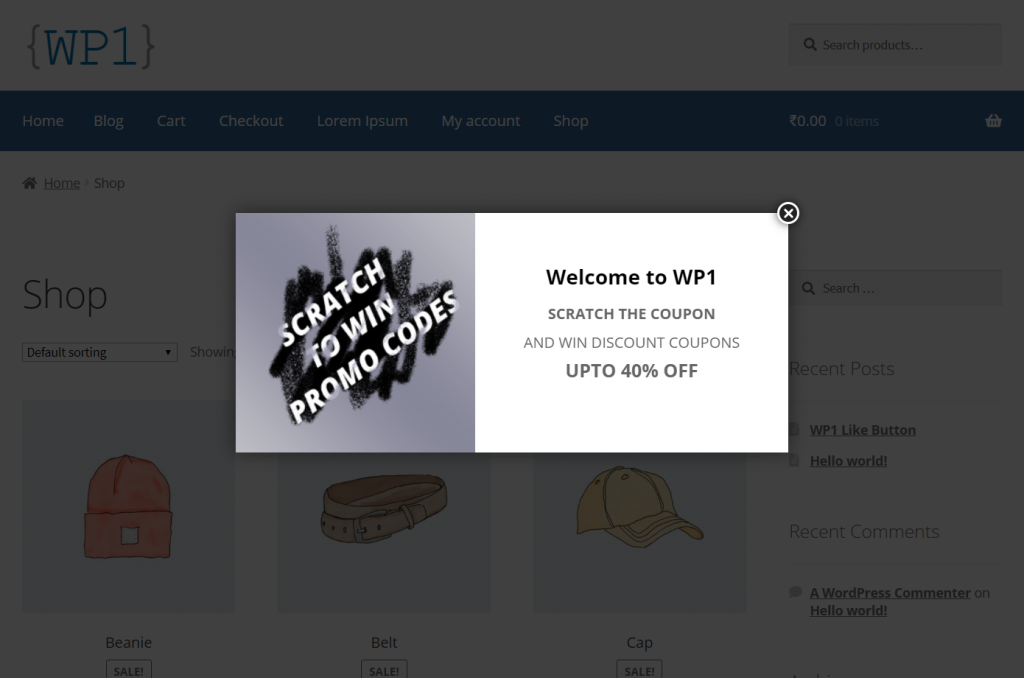 Complementos de regalos gratuitos de WooCommerce