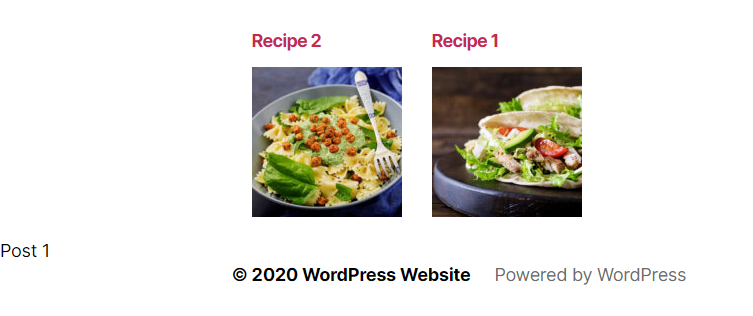 Tipo di post personalizzato WordPress