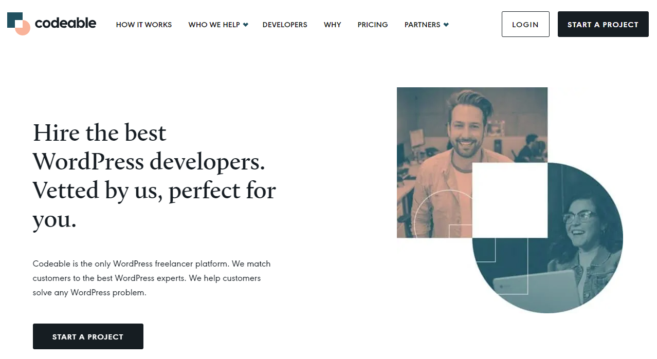 temukan pengembang wordpress di codeable