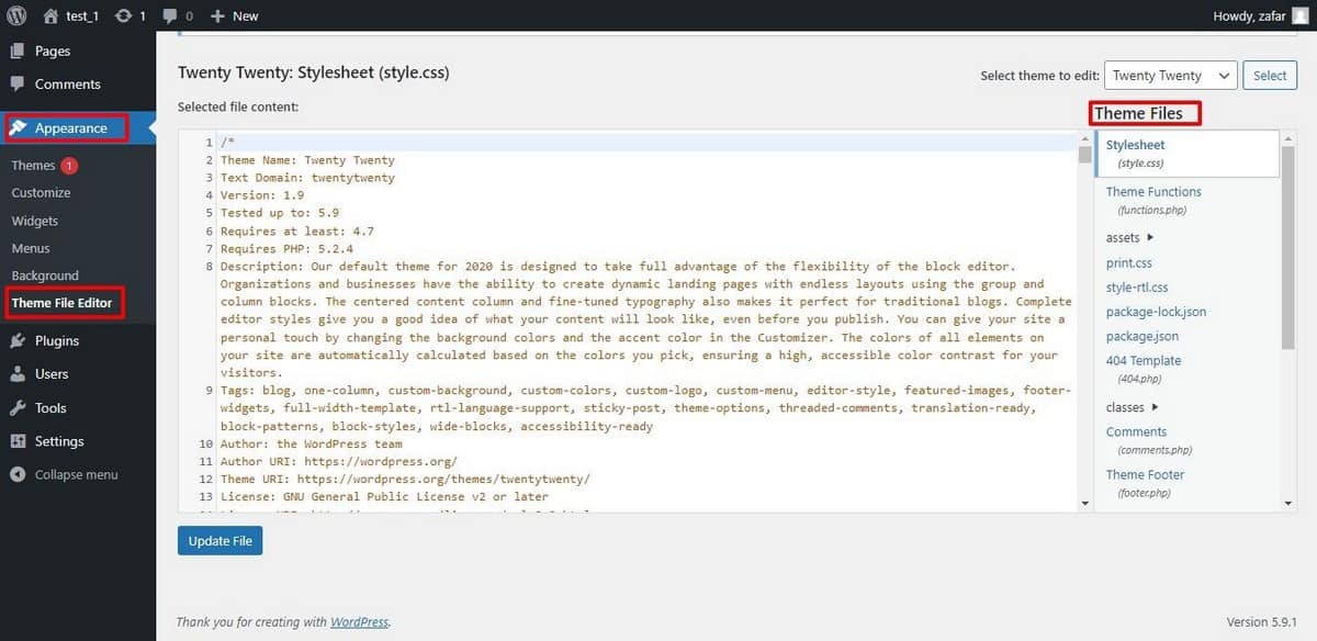 Adăugați CSS personalizat la fișierele de stil de temă