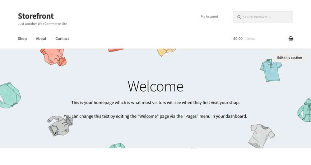 店面 WooCommerce 主題