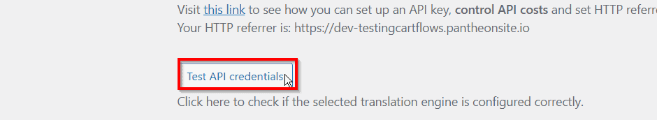 Prova l'API di Google