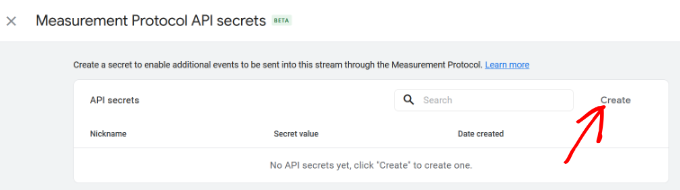 สร้างคีย์ API Create an API key