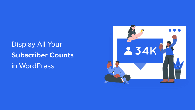 WordPress에서 모든 구독자 수를 표시하는 방법(4가지 방법) How to display all your subscriber counts in WordPress