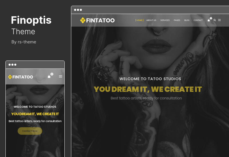 Finoptis 테마 - 다목적 비즈니스 WordPress 테마