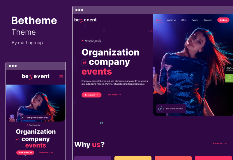 Betheme 테마 - 반응형 다목적 WordPress WooCommerce 테마