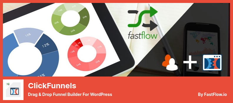 ClickFunnels Plugin - قم بالسحب والإفلات منشئ القمع لـ WordPress
